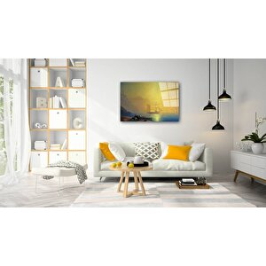 Gemi Cam Tablo 50x70 cm