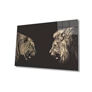 Aslan Cam Tablo 110x70 cm