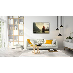 Gemi Cam Tablo 36x23 cm