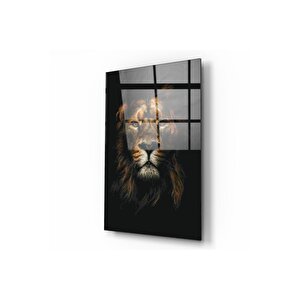Aslan Cam Tablo 50x70 cm