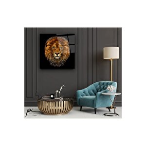 Aslan Cam Tablo 30x30 cm