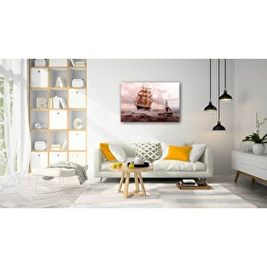 Gemi Cam Tablo 36x23 cm