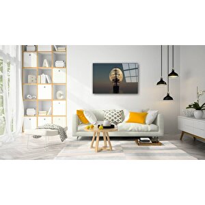 Gemi Cam Tablo 36x23 cm