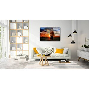Gemi Cam Tablo 50x70 cm