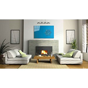 Kar Tanesi Cam Tablo 50x70 cm