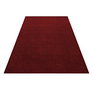 Oturma Odası Halısı, Düz Kırmızı, Modern Kısa Tüylü Dikdörtgen Yumuşak 160x550 cm