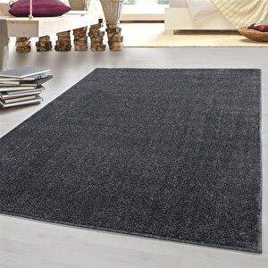Halı Oturma Odası, Düz Gri, Modern Kısa Tüylü Dikdörtgen Yumuşak 120x900 cm