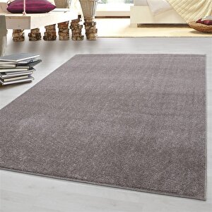 Halı Oturma Odası, Düz Bej, Modern Kısa Tüylü Dikdörtgen Yumuşak 100x100 cm