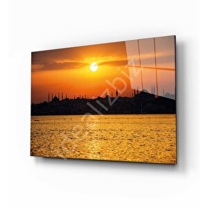 İstanbul Cam Tablo 90x60 cm