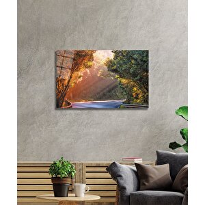 Manzara Cam Tablo 110x70 cm