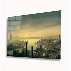 İstanbul Cam Tablo 36x23 cm