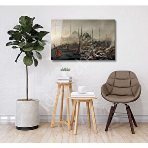 İstanbul Cam Tablo 90x60 cm