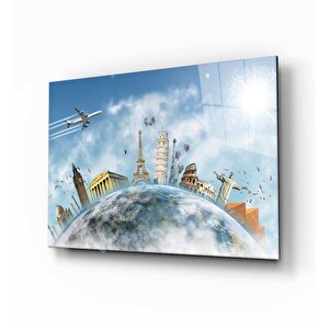 İstanbul Cam Tablo 110x70 cm
