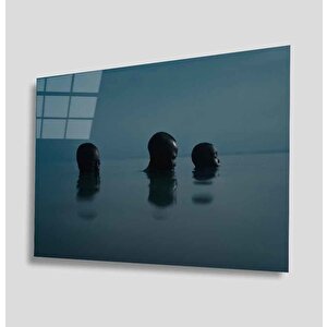 Denizdeki Çocuklar Cam Tablo 50x70 cm