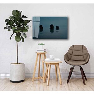 Denizdeki Çocuklar Cam Tablo 50x70 cm