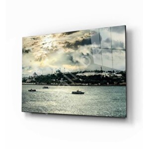 İstanbul Cam Tablo 90x60 cm
