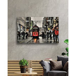 İstanbul Taksim Tramvay Cam Tablo