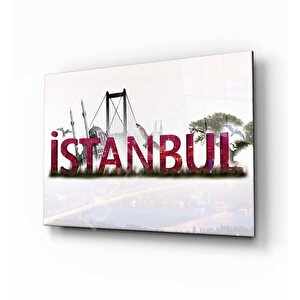 İstanbul Cam Tablo 36x23 cm