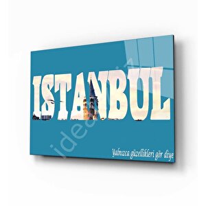 İstanbul Cam Tablo 50x70 cm