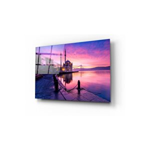 Istanbul Manzarası Cam Tablo 50x70 cm