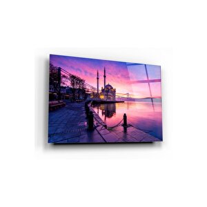 Istanbul Manzarası Cam Tablo 60x90 cm