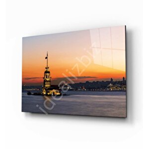 İstanbul Cam Tablo 90x60 cm