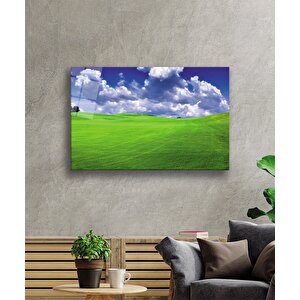 Mavi Yeşil Manzara 50x70 cm