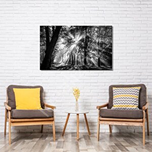Manzara Ve Gelin Cam Tablo 90x60 cm