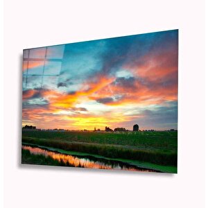 Manzara Cam Tablo 50x70 cm