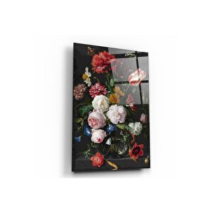 Çiçekler Cam Tablo 50x70 cm