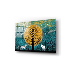 Orman Cam Tablo 50x70 cm