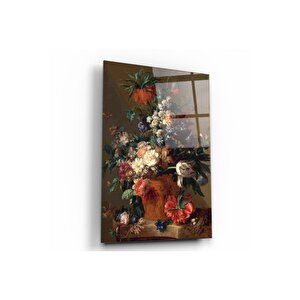 Çiçekler Cam Tablo 60x90 cm