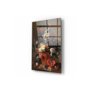 Çiçekler Cam Tablo 60x90 cm
