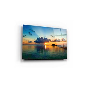 Manzara Cam Tablo 50x70 cm