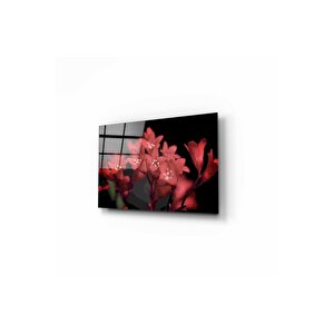 Çiçekler Cam Tablo 70x110 cm