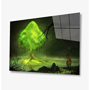 Manzara Cam Tablo 110x70 cm