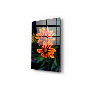Çiçekler Cam Tablo 50x70 cm