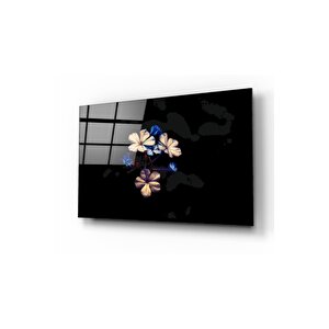 Çiçekler Cam Tablo 60x90 cm