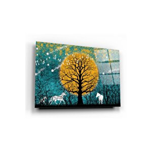 Orman Cam Tablo 50x70 cm