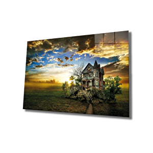 Manzara Cam Tablo Landscape 50x70 cm