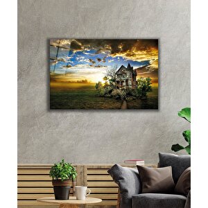 Manzara Cam Tablo Landscape 50x70 cm