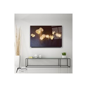 Ateş Çiçekleri Cam Tablo 50x70 cm