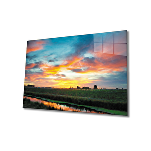 Manzara Cam Tablo 36x23 cm