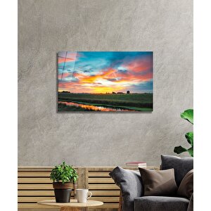 Manzara Cam Tablo 36x23 cm