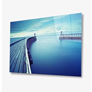 Manzara Cam Tablo 36x23 cm