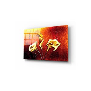 Çiçek Cam Tablo 50x70 cm