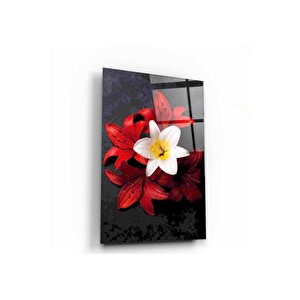 Çiçek Cam Tablo 70x110 cm