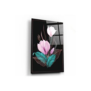 Çiçek Cam Tablo 50x70 cm