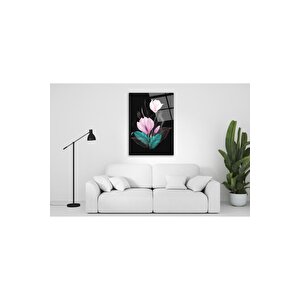 Çiçek Cam Tablo 50x70 cm