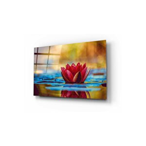 Çiçek Cam Tablo 70x110 cm